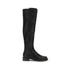 Stuart Weitzman Black Napa Leather / Calf Bos Taurus Over The Knee