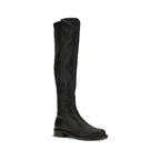 Stuart Weitzman Black Napa Leather / Calf Bos Taurus Over The Knee