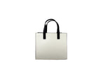 Marc Jacobs Mini Grind White Black Leather Crossbody Bag