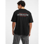Guess Jeans Black Cotton T-Shirt