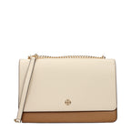 Tory Burch Beige Leather Crossbody Bag