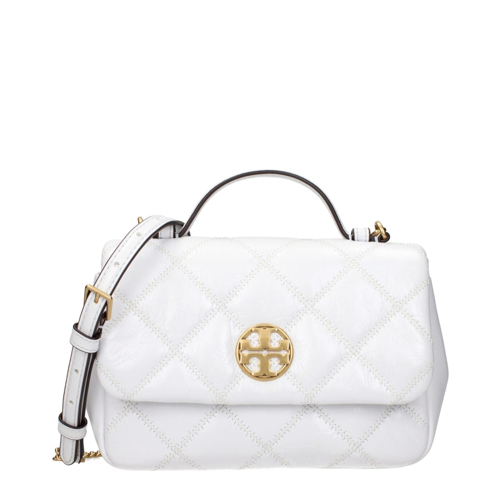 Tory Burch White Leather Handbag