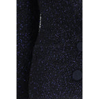 Giorgio Armani Blue Polyamide Blazer