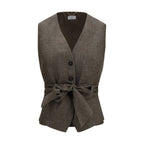 Brunello Cucinelli Brown Linen Blazer