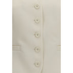 Fendi Beige Wool Oves Aries Waistcoat
