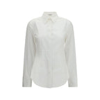 Brunello Cucinelli White Cotton Shirt