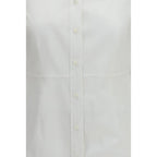 Brunello Cucinelli White Cotton Shirt