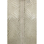 Brunello Cucinelli Beige Linen Cardigan