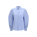 Brunello Cucinelli Blue Cotton Blouse