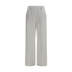 Brunello Cucinelli White Cotton Athletic Pants