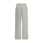 Brunello Cucinelli White Cotton Athletic Pants