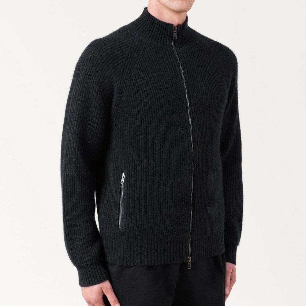 Autore Black Wool Cardigan