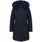 Baldinini Trend Blue Nylon Women Jacket