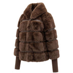 Baldinini Trend Brown Polyester Women Jacket