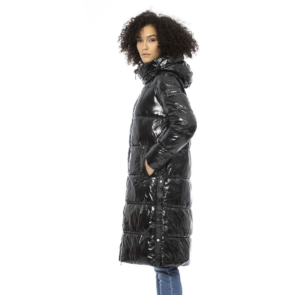 Baldinini Trend Black Nylon Women Jacket