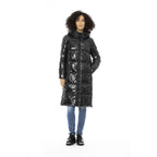 Baldinini Trend Black Nylon Women Jacket