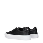 Givenchy Black Leather Low Top Sneakers