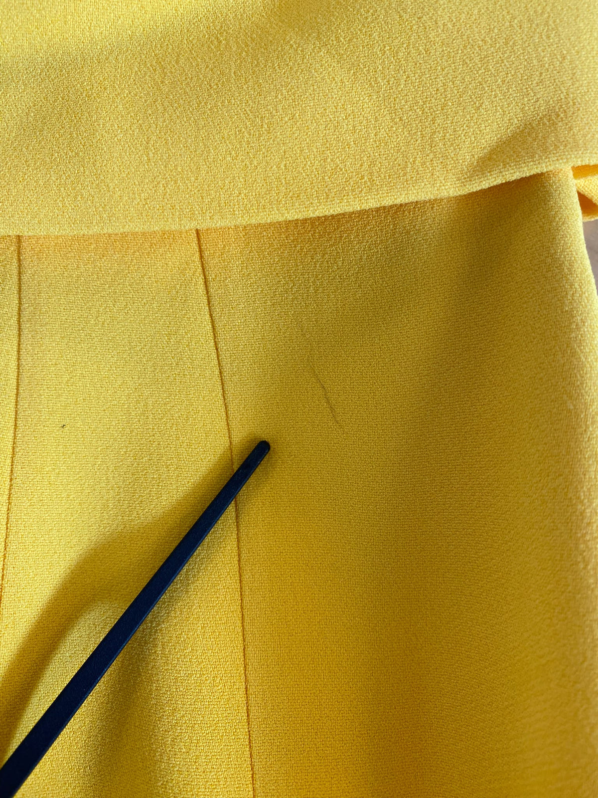 Dolce & Gabbana Yellow One Shoulder Side Slit Sheath Dress
