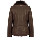 Baldinini Trend Brown Polyester Women Jacket
