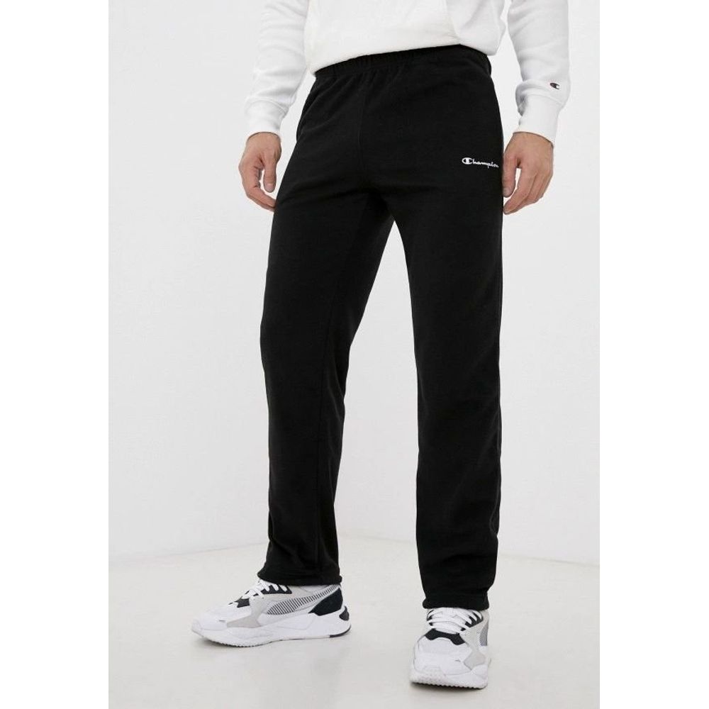 Champion Black Polyester Joggers (Workout Pants)
