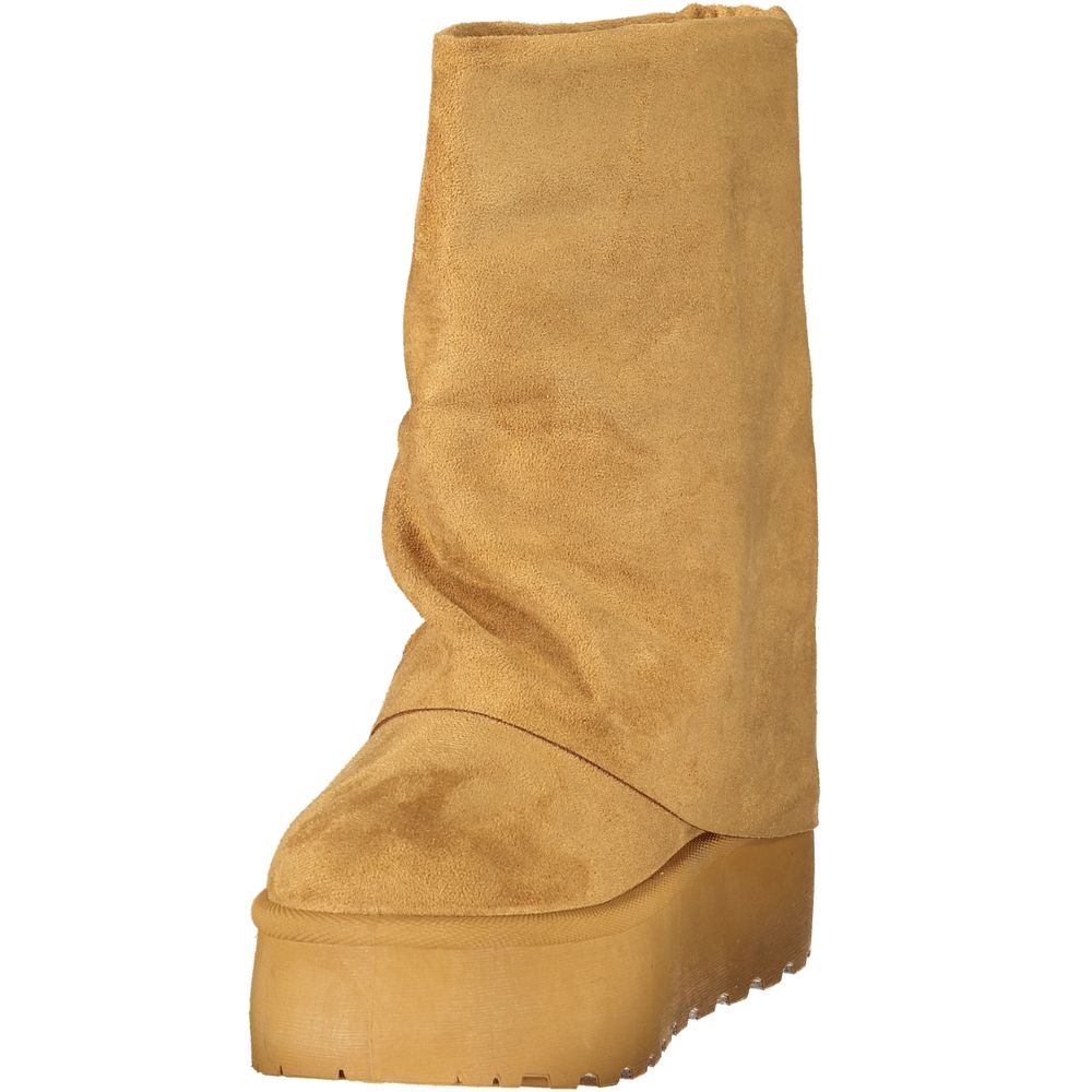 Laura Biagiotti Brown Polyurethane Women's Boot
