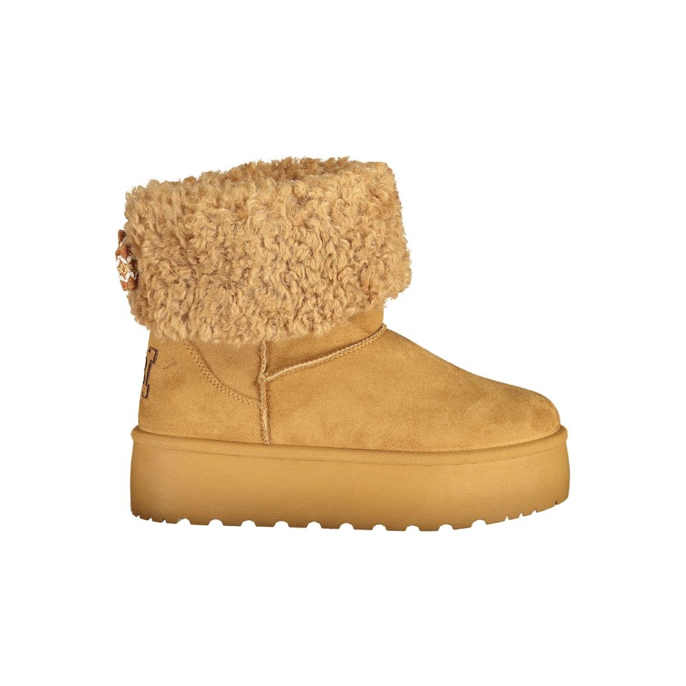 Laura Biagiotti Brown Polyurethane Women's Ankle Boot