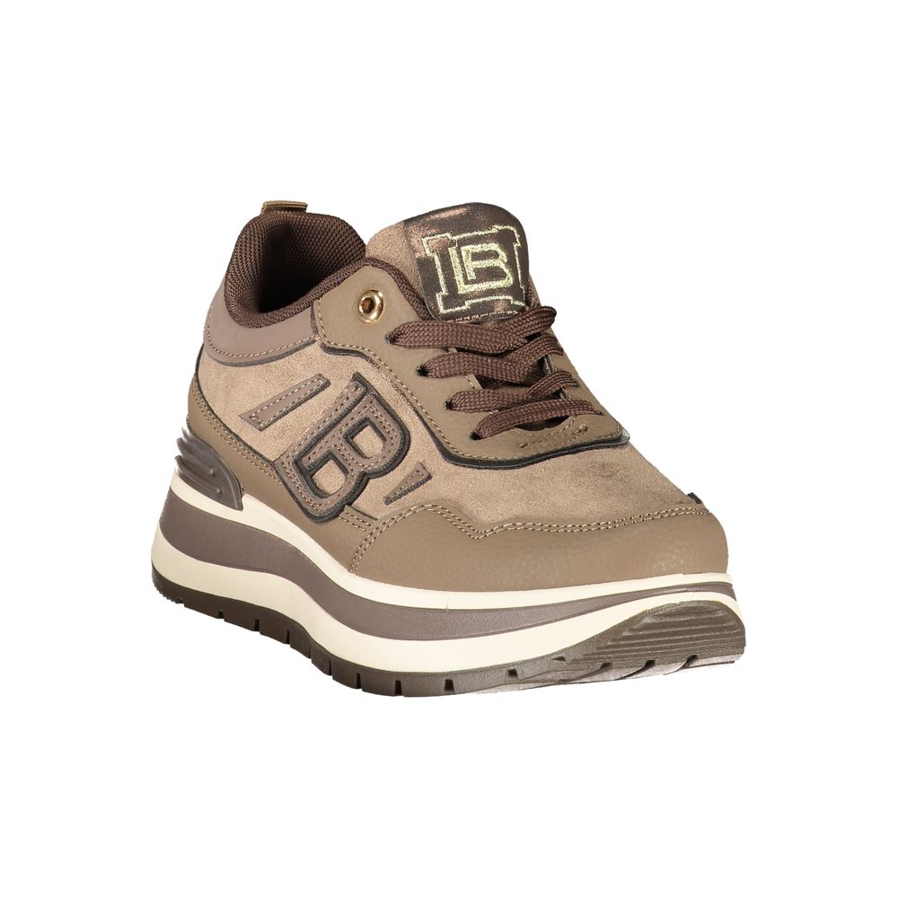 Laura Biagiotti Brown Polyurethane Women's Sneaker