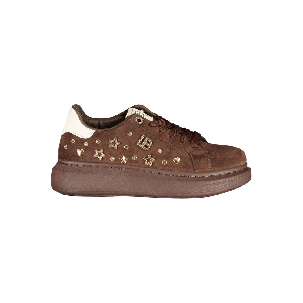 Laura Biagiotti Brown Polyurethane Women's Sneaker