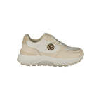 Laura Biagiotti Beige Polyurethane Female Sneaker