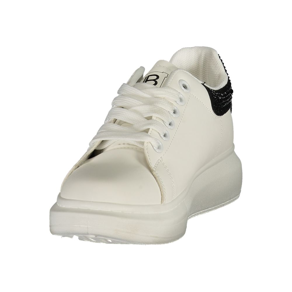 Laura Biagiotti White Polyurethane Women Sneaker
