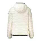 Blauer White Polyamide Women's Jacket with Hood
