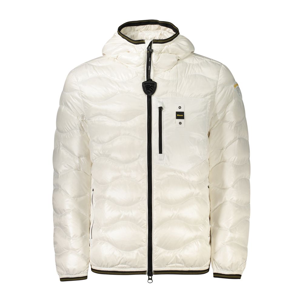 Blauer White Polyamide Men's Jacket