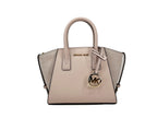 Michael Kors Avril Extra-Small Leather And Suede Satchel