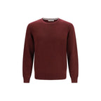 Brunello Cucinelli Bordeaux Cashmere Sweater
