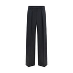 Brunello Cucinelli Black Wool Oves Aries Dress Pants