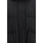 Brunello Cucinelli Gray Wool Oves Aries Full-Length Jacket