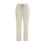 Brunello Cucinelli Beige Cotton Joggers (Workout Pants)