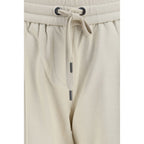 Brunello Cucinelli Beige Cotton Joggers (Workout Pants)