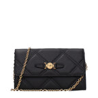 Versace Black Leather Clutch Bag