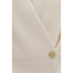 Brunello Cucinelli Beige Cashmere Cardigan