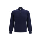 Brunello Cucinelli Blue Cashmere Sweater