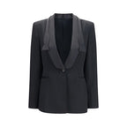 Brunello Cucinelli Black Wool Oves Aries Full-Length Jacket