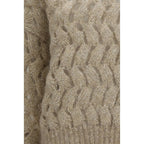 Brunello Cucinelli Beige Mohair Sweatshirt