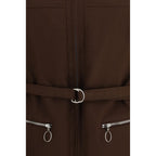 Prada Brown Polyester Shell Jacket
