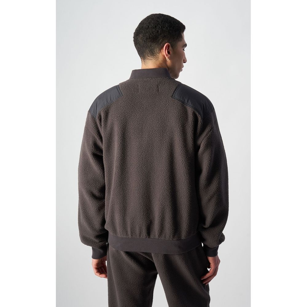 Champion Black Polyester Bomber