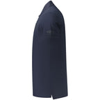 Iceberg Blue Cotton Mens Polo Shirt