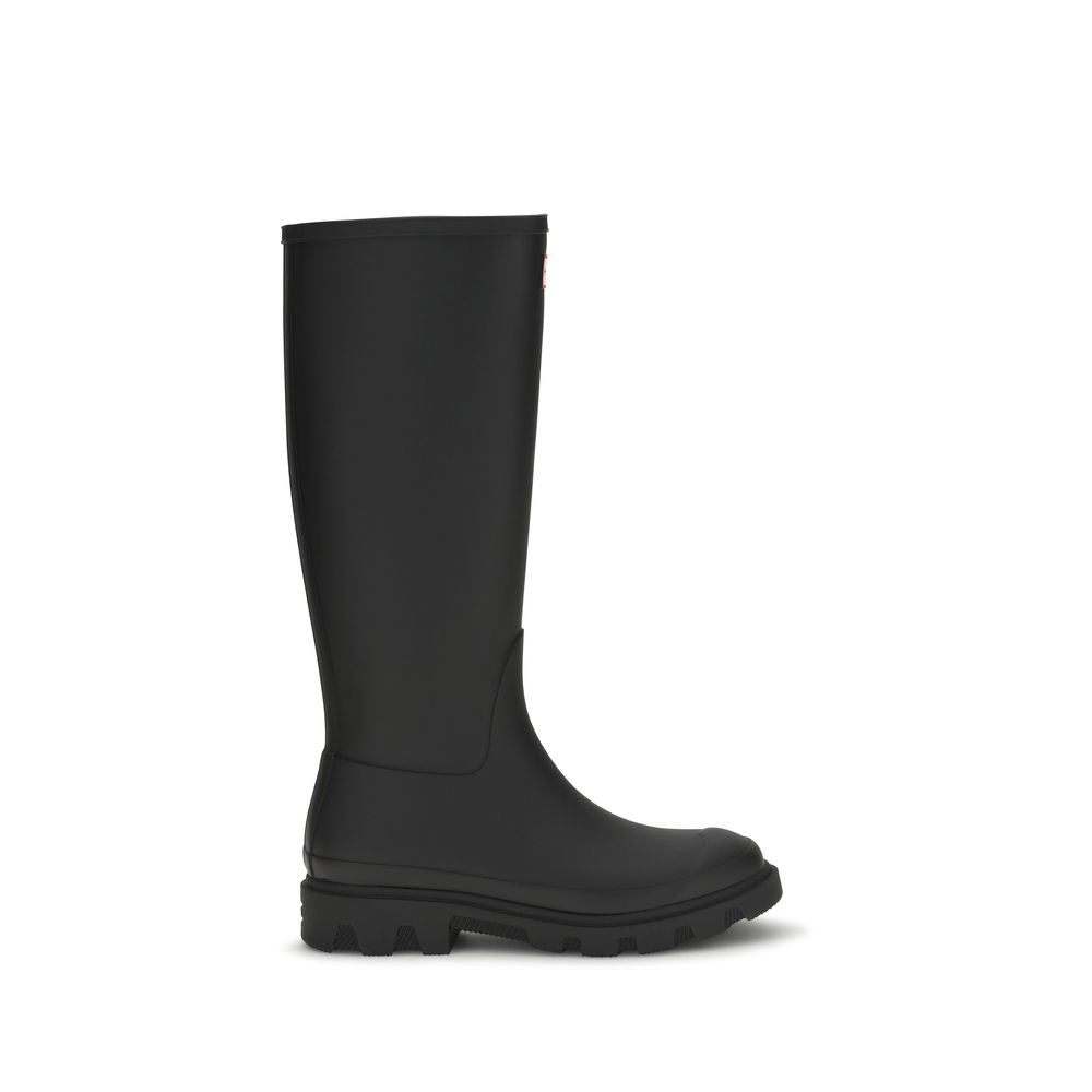 Hunter Black Rubber Rain Boots