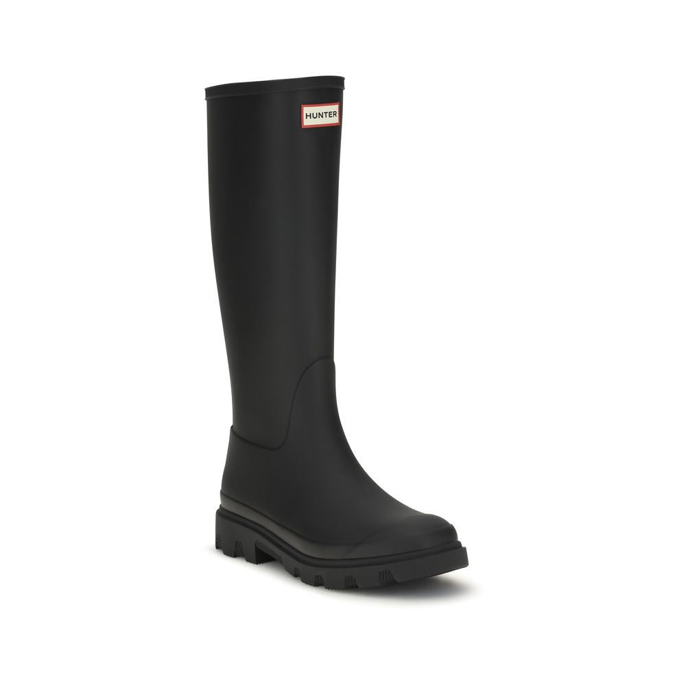 Hunter Black Rubber Rain Boots