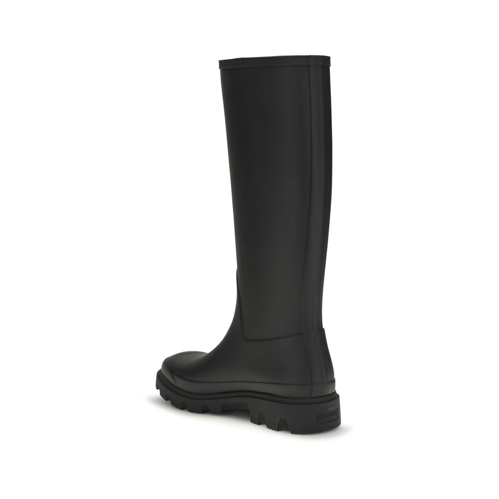 Hunter Black Rubber Rain Boots