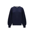 Khaite Blue Cashmere Sweater
